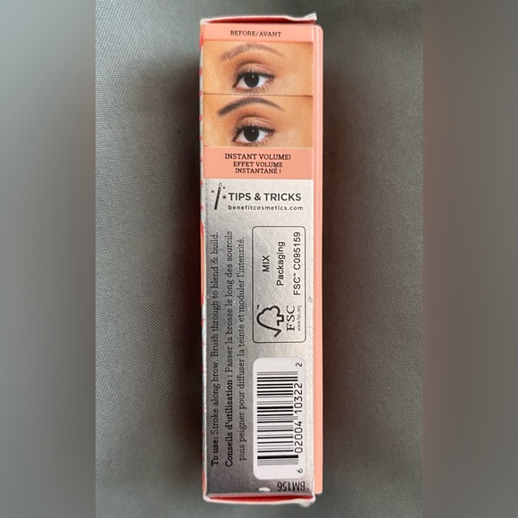 Benefit Gimme Brow + Mini in Cool Black/Brown Brow Volumizing Fiber Gel - Picture 7 of 7